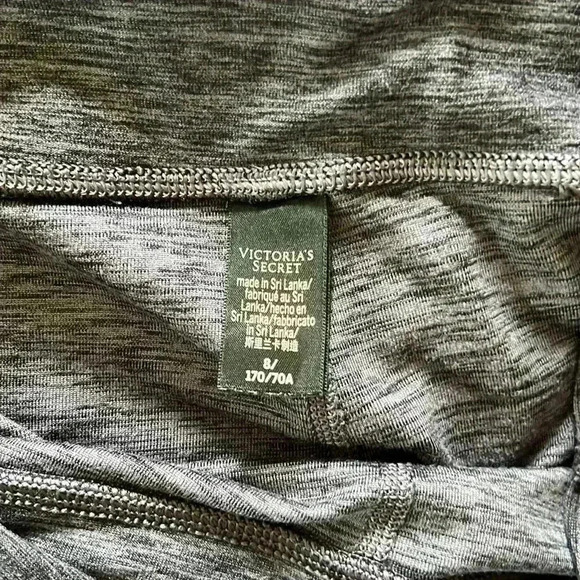 Victorias Secret sport gray and black legging size 8/M - Picture 4 of 5